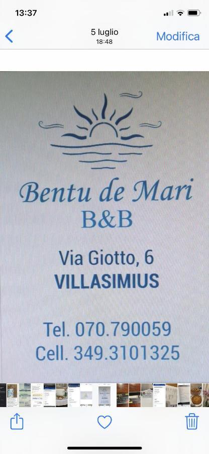 B&B Bentu de Mari Villasimius Exterior foto